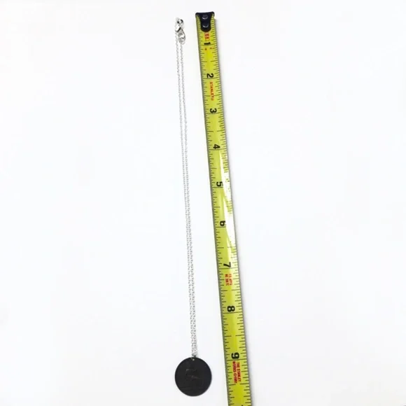 Antique 1875 Coin Necklace — “925” 18-inch Chain - Picture 5 of 5